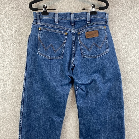 Wrangler Rock 47 cowboy cut jeans 30x30 regular fit straight leg western rodeo - Picture 8 of 12